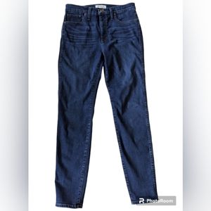 Madewell jeans 10" high rise skinny Trendy Hayes Dark Wash